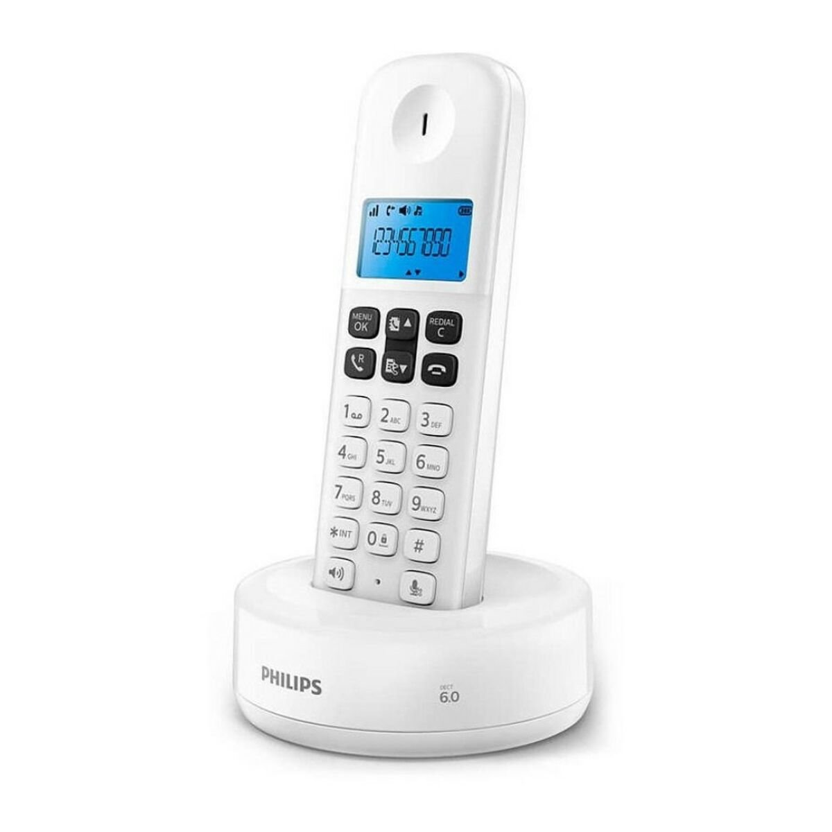 Wireless Phone Philips D1611W/34 1,6″ White Blue
