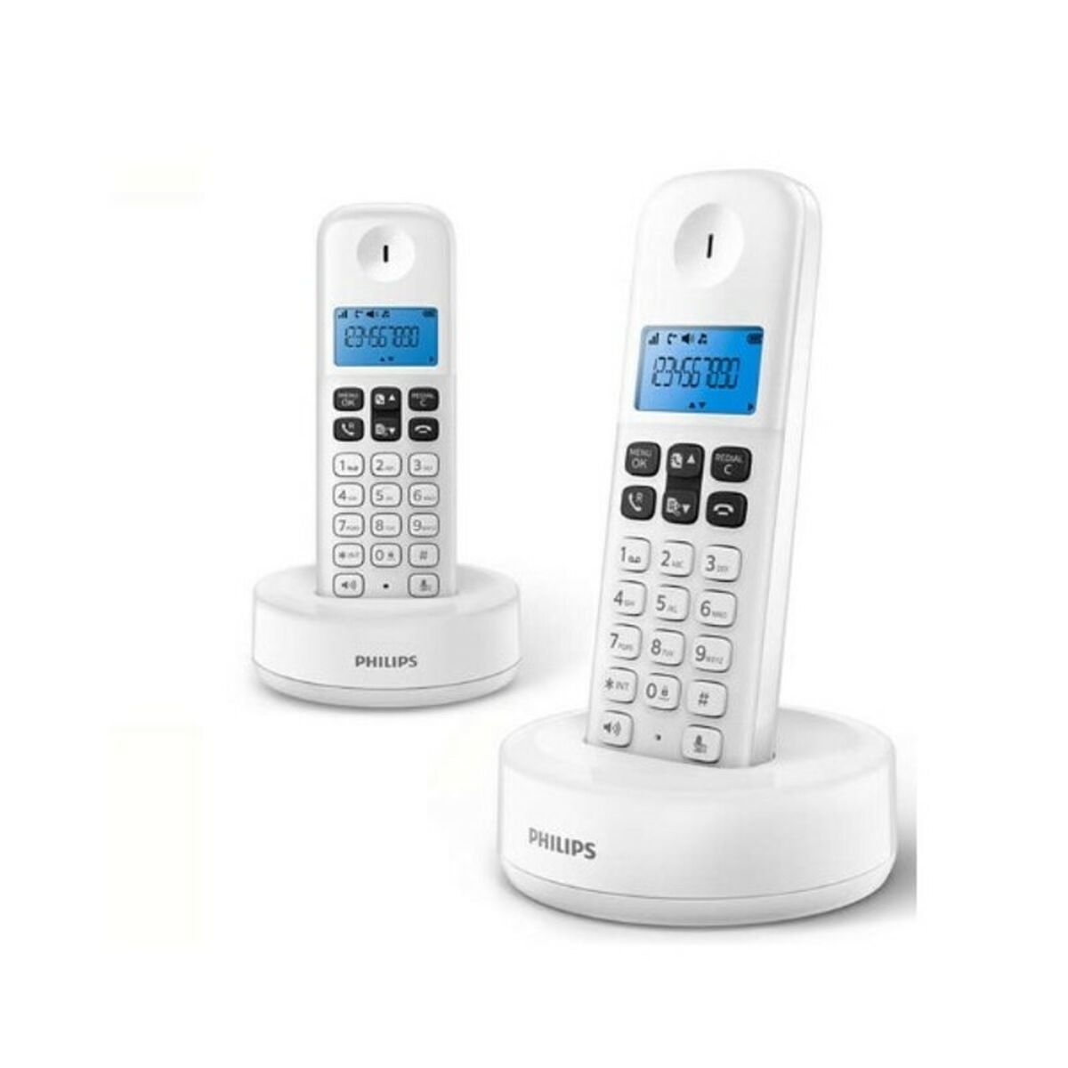 Wireless Phone Philips D1612W/34 1,6″ 300 mAh GAP (2 pcs) White