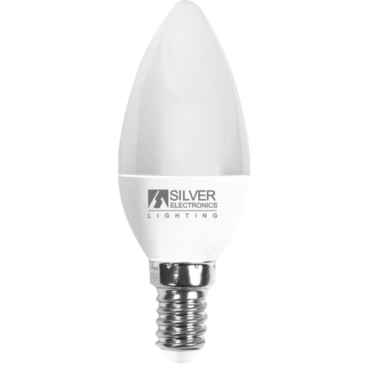 Candle LED Light Bulb Silver Electronics VELA 971714 7 W E14
