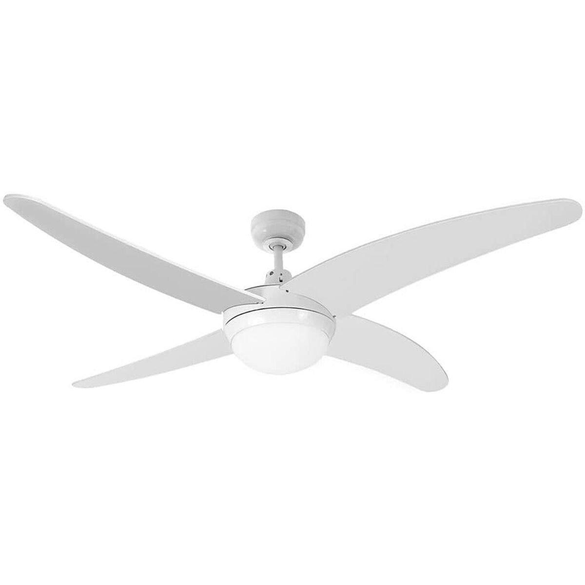 Ceiling Fan with Light EDM Caspio White 60 W Ø 132 cm